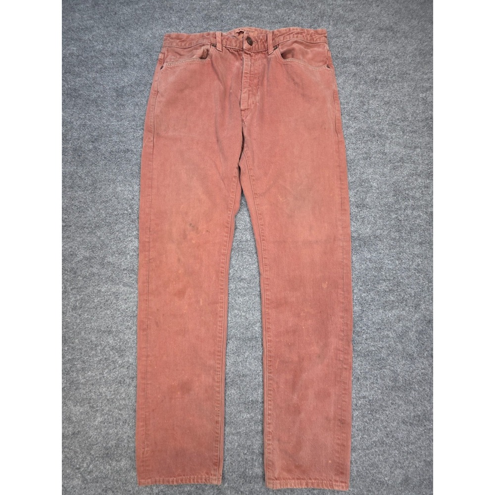 Levis Made & Crafted Tack Slim Pants Men's 36 x 34 (FITS 33 x 33) Selvedge Worn